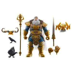 Figurina de colectie Marvel Legends Odin, 20.8 cm, 8 accesorii - Img 3