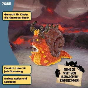 Figurina de colectie schleich ELDRADOR Lavaschnecke 70851, 8 x 5 x 7 cm - Img 6