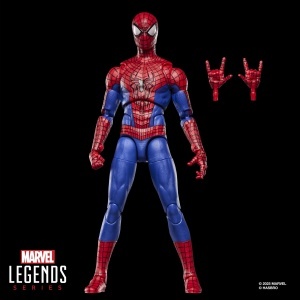 Figurina de colectie Spider-Man Marvel Legends, 15 cm, design premium, 2 maini interschimbabile - Img 8