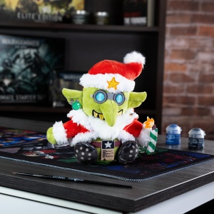 Figurina de Plus Da Red Gobbo TOMY, Grotmas, 30 cm, Oficial - Img 6