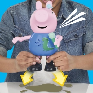 Figurina interactiva Peppa Pig Schorsch, 20 cm, cu 50 sunete si melodii - Img 8
