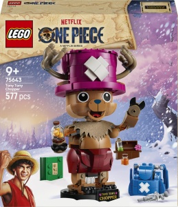 Figurina LEGO ONE PIECE Tony Tony Chopper 75643, 19 cm, cu accesorii