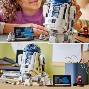 Figurina LEGO Star Wars 75379 R2-D2, 1050 piese, cu Darth Malak, pentru copii si adulti - Img 5