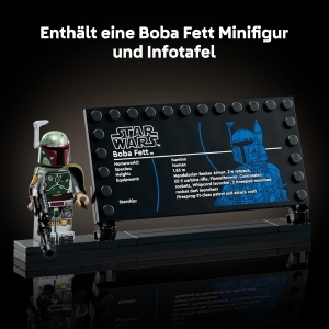 Figurina LEGO Star Wars Boba Fett 75455 - cu Helm, Blaster si Detalii Autentice - Img 5
