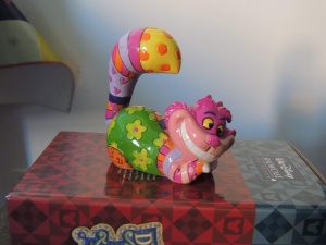Figurina Mini Cheshire Cat Disney Britto, 7 cm, din rasina, finisaj lucios - Img 2