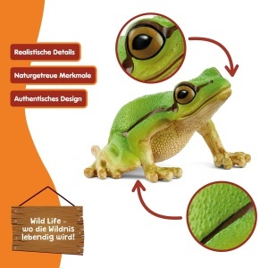 Figurina Miniatura Broasca Europeana schleich 14882, 4 x 5 x 3 cm - Img 3