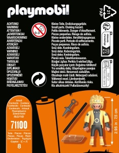 Figurina PLAYMOBIL Naruto 71100 Rikudou Sennin, detalii autentice, pentru copii peste 5 ani - Img 5