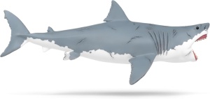 Figurina preistorica Schleich Megalodon, 28 x 11 x 12 cm, detaliata, pentru copii 3 - Img 8