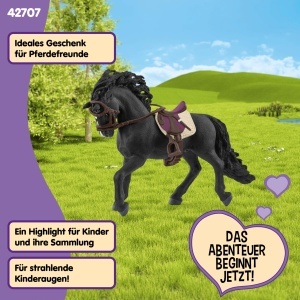Figurina Pura Raza Espanola Schleich cu Sattel si Zaumzeug, Detaliata, pentru Copii - Img 7