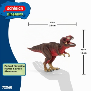 Figurina T-Rex Schleich 72068, 10 x 28 x 14 cm, Detalii Realiste - Img 6