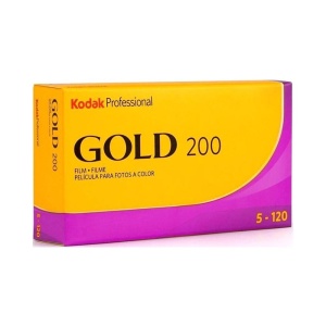 Film color negativ Kodak Gold 200 Professional 120, 5x, ISO 200, pentru fotografii