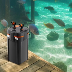 Filtru de acvariu VEVOR 528 GPH, filtru de canistra in 5 trepte 757,1 L, filtru de acvariu intern extrem de silentios cu protectie UV, filtru de putere submersibil cu functii multiple pentru acvarii, 20 W - Img 8