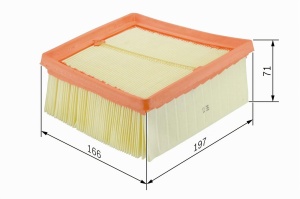 Filtru de aer Bosch S0135 pentru masini - rezistent la umiditate, durabil - Img 3