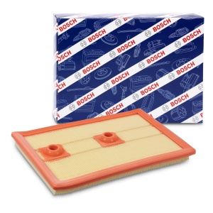 Filtru de aer Bosch S0342 pentru masini - rezistent la umiditate, dimensiuni 269,2 x 190,5 x 24,4 mm