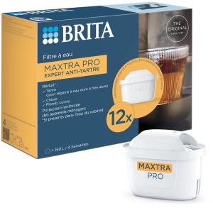 Filtru de apa BRITA Maxtra Pro Expert, 12 cartuse, anti-calcar, reciclabil