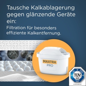 Filtru de apa BRITA MAXTRA PRO Extra Kalkschutz - 12 cartuse, eficienta ridicata - Img 4