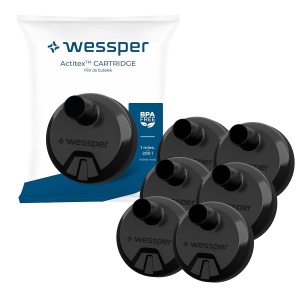 Filtru de apa Wessper Actitex pentru sticla, compatibil cu Aquaphor City, 6 bucati