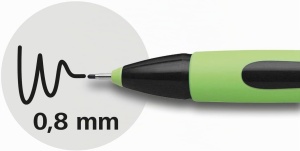 Fineliner Schneider Xpress, 10 bucati, 0,8 mm, negru - Img 4