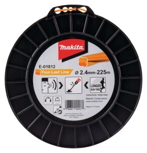 Fir de cosit Makita E-01812 2,4 mm x 225 m, Nylon, portocaliu, rezistent - Img 2