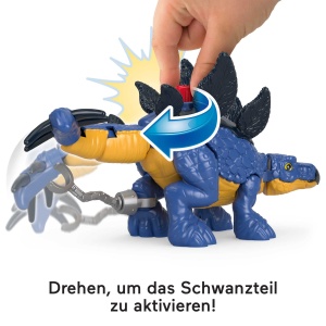 Fisher-Price Imaginext GVV64 Jurassic World Set Dinozaur Stegosaurus si Figurina Dr Grant - Img 4