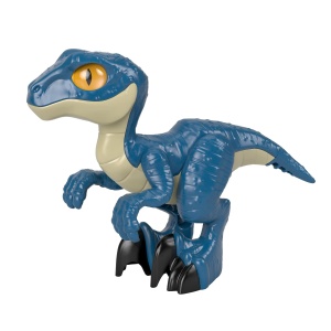 Fisher-Price Imaginext GWP07 - Jurassic World 3 XL Dino Raptor Figurina de dinozaur extra-mare pentru prescolari jucarie de dinozaur de la 3 la 8 ani