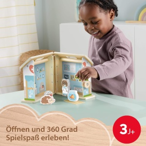 Fisher-Price Set Animal Clinic Portabil JFG07 Lemn FSC 6 Piese - Img 4