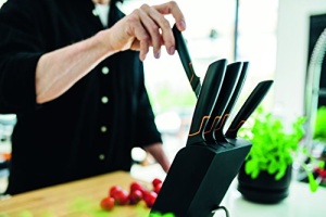 Fiskars Edge 1003099 Bloc de cutite cu 5 cutite Birkenholz Negru - Img 15