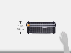 Fiskars Papierschneidemaschine 1004639 A4 Lama din otel inoxidabil titanium NegruPortocaliu - Img 10