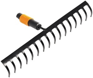 Fiskars QuikFit Rechen 1000654 16 Zinken Latime 40 cm NegruPortocaliu