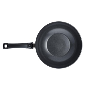 Fissler Ceratal Orbit Negru/Wok din aluminiu (O 28 cm, 3,7 L) tigaie mare din ceramica acoperita cu antiaderenta, margine inalta, Fabricat in Germania - Inductie - Img 4