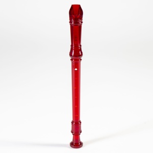 Flaut soprano Yamaha YRS 20BR, culoare translucida rosie, design Baroque - Img 2