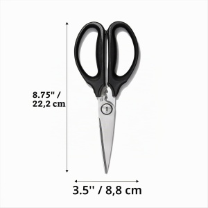 Foarfeca de Bucatarie OXO Good Grips cu Maner Confortabil, Cutite din Otel Inoxidabil - Img 3