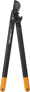 Foarfeca de gradina Fiskars PowerGear II, 70 cm, pentru lemn proaspat, negruorange