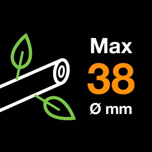 Foarfeca de gradina Fiskars PowerGear II L70, 46 cm, Antiaderenta, NegruPortocaliu - Img 4