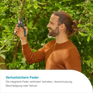 Foarfeca de gradina Gardena PremiumCut Pro, 24 mm, manere ergonomice, otel de calitate - Img 6