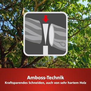 Foarfeca de gradina Wolf Amboss-Gartenschere Premium Plus RS 4000, 25 mm, Ergonomica - Img 5