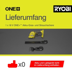 Foarfeca electrica Ryobi RY18GSA-0, 18 V, lama 12 cm, lama pentru arbusti 20 cm - Img 5