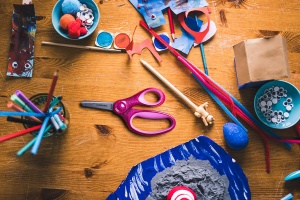 Foarfeca pentru copii Fiskars Glitter, 13 cm, roz, pentru dreptaci si stangaci - Img 4