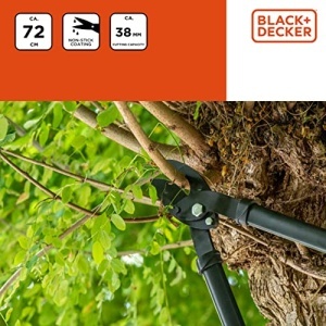 Foarfeca pentru crengi BLACKDECKER 72CM Antiaderenta NegruPortocaliu - Img 3