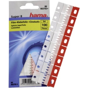 Folie adeziva Hama Cinekett pentru filme Super 8, 100 bucati, rosu
