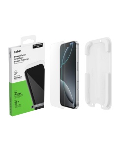 Folie de protectie Belkin InvisiGlass pentru iPhone 17 Pro Max, rezistenta la zgarieturi, 0,29 mm