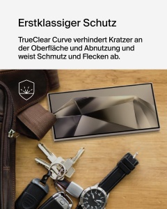 Folie de protectie Belkin TrueClear Curve pentru Samsung Galaxy S24 Ultra, cu filtru de lumina albastra - Img 3