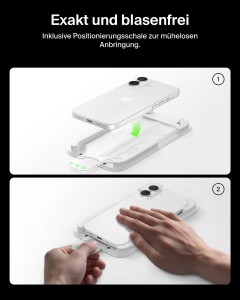 Folie de protectie Belkin UltraGlass 2 pentru iPhone Air, 9H, sticla reciclata - Img 7