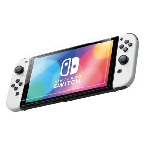 Folie de protectie Hori pentru Nintendo Switch OLED Model Licentiata Oficial Anti-bule Made in Japan - Img 2