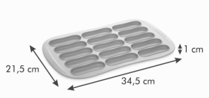 Forma de copt din silicon Tescoma pentru Loffelbiskuits, rezistenta la 230C - Img 10
