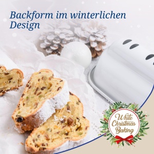 Forma de copt Dr Oetker White Christmas Baking Antiaderenta 31x15x7 cm 1550 ml - Img 5