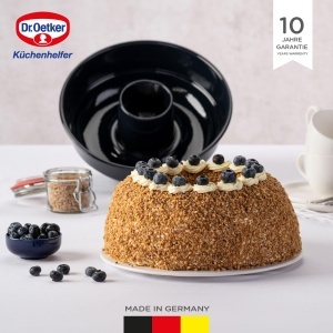 Forma de copt Frankfurter Kranz Dr. Oetker 26 cm Emaille, rezistenta la zgarieturi, albastra - Img 3