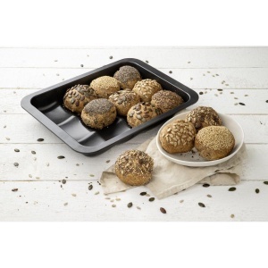 Forma de copt pentru chifle Zenker Black Metallic, 12 locuri, antiaderenta - Img 2
