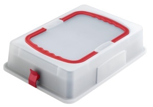 Forma de copt rectangulara Dr. Oetker, 38 cm, capacitate 4500 ml, cu hauba de protectie - Img 2