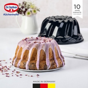 Forma de Guglhupf Dr. Oetker 24 cm Emaille, Antiadherent, Albastru - Img 6